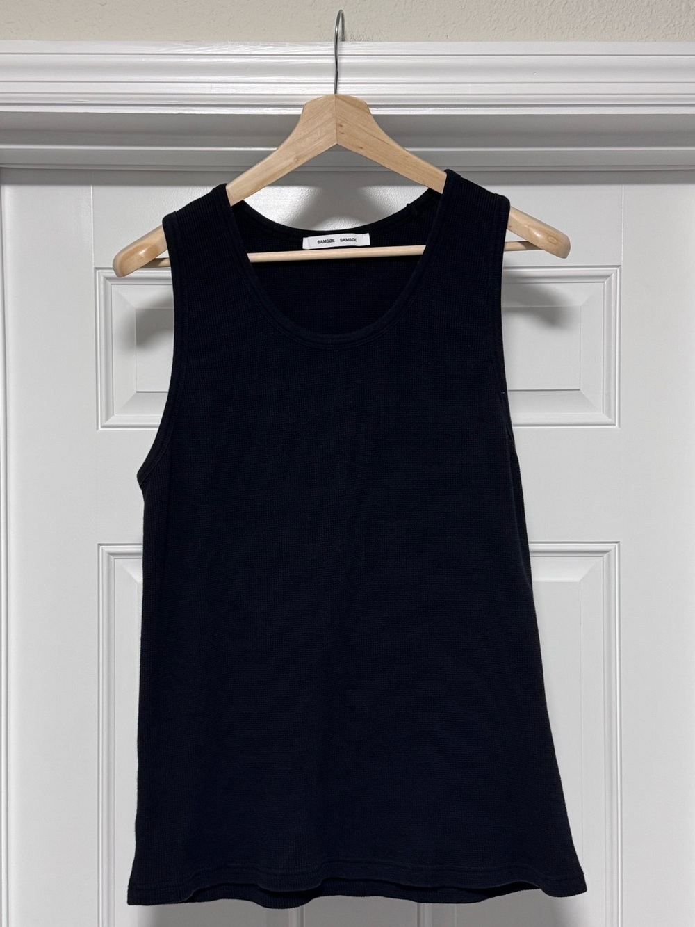 Samsøe Samsøe Men’s Black Ribbed Tank Top XL EUC